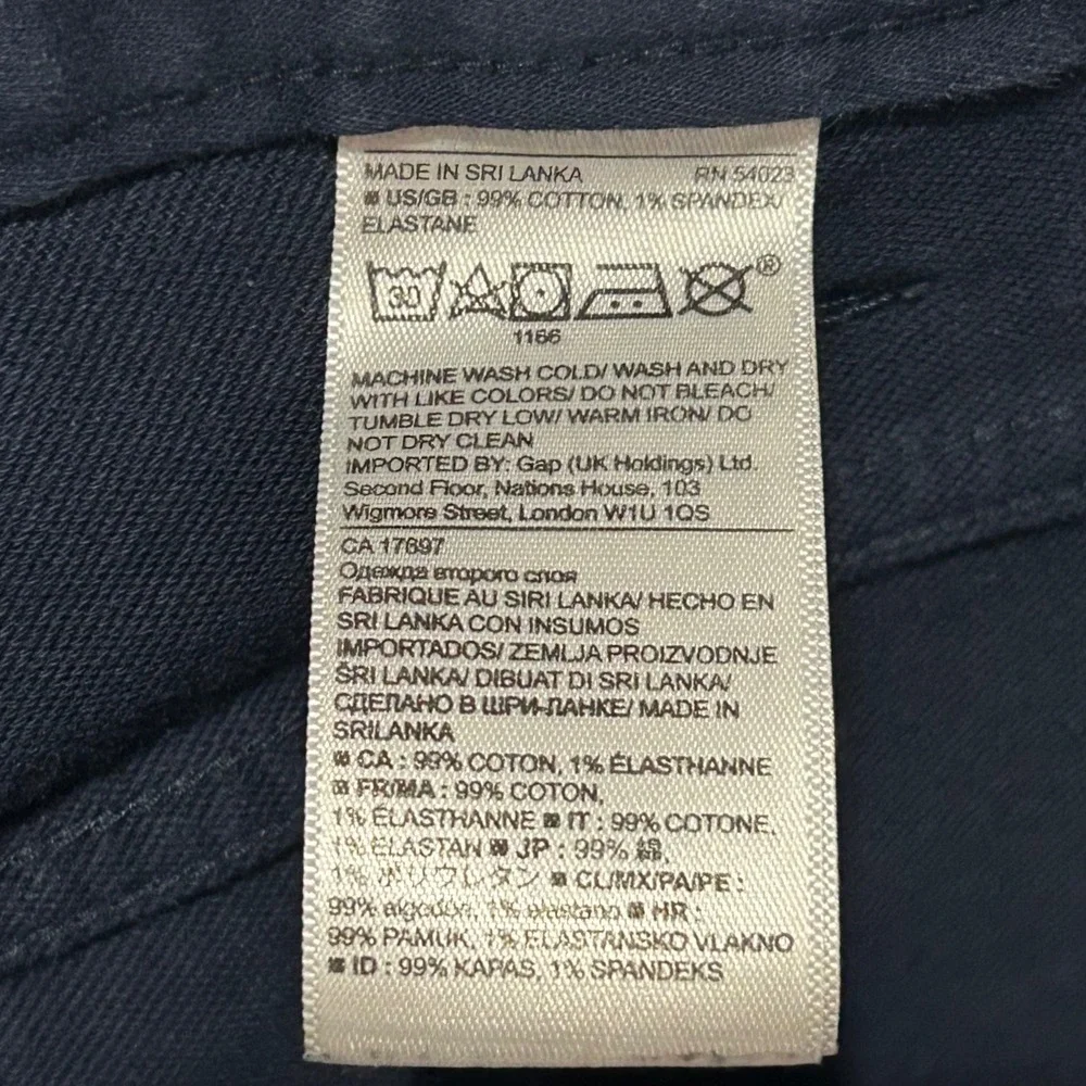 Banana Republic The Traveler Slim Fit Navy Blue Pants Mens 38x32